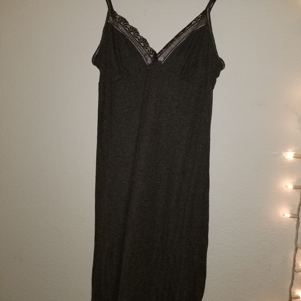 Victoria's Secret gray sleeping gown